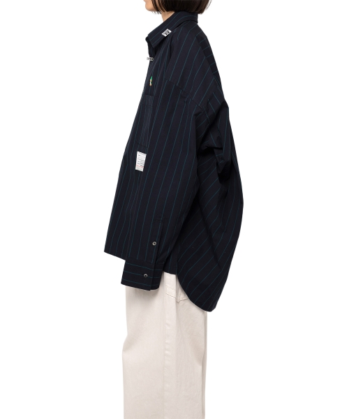 Duck Embroidered Stripe Shirt