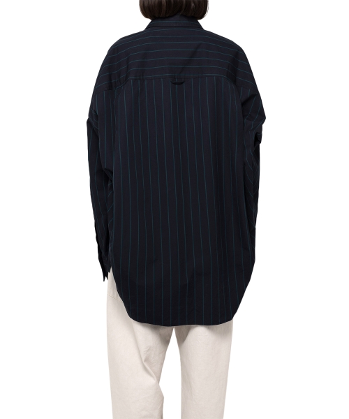 Duck Embroidered Stripe Shirt