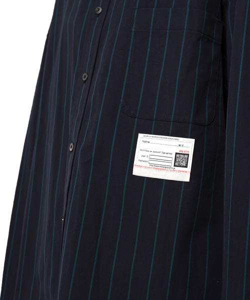 Duck Embroidered Stripe Shirt