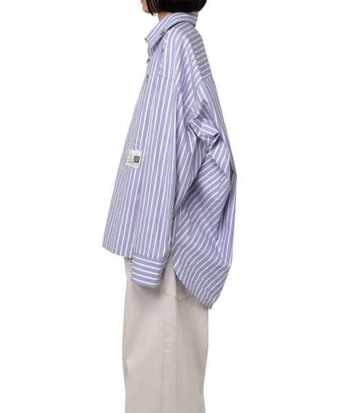 Duck Embroidered Stripe Shirt