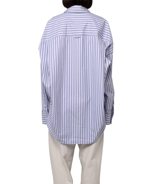 Duck Embroidered Stripe Shirt