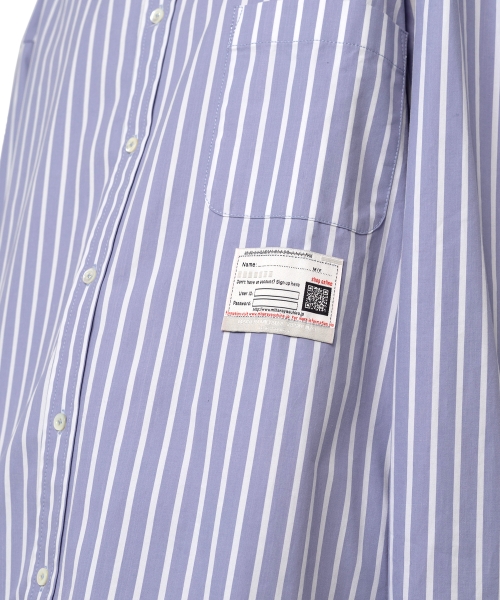 Duck Embroidered Stripe Shirt