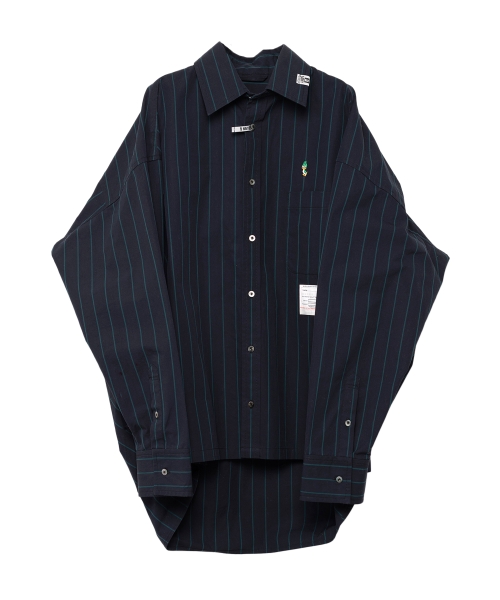 Duck Embroidered Stripe Shirt