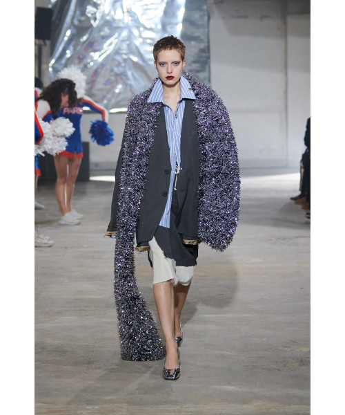 Duck Embroidered Stripe Shirt