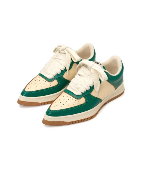 "ROSY" OG Sole Vintage Leather Low-top Sneaker