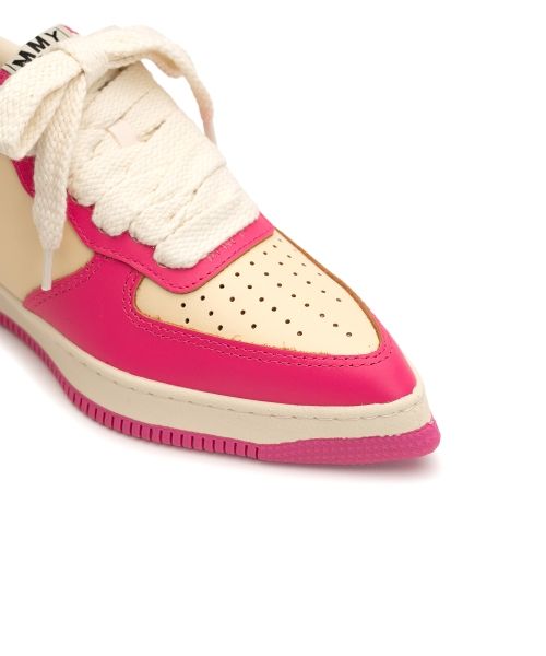 "ROSY" OG Sole Vintage Leather Low-top Sneaker