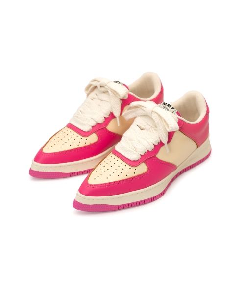 "ROSY" OG Sole Vintage Leather Low-top Sneaker