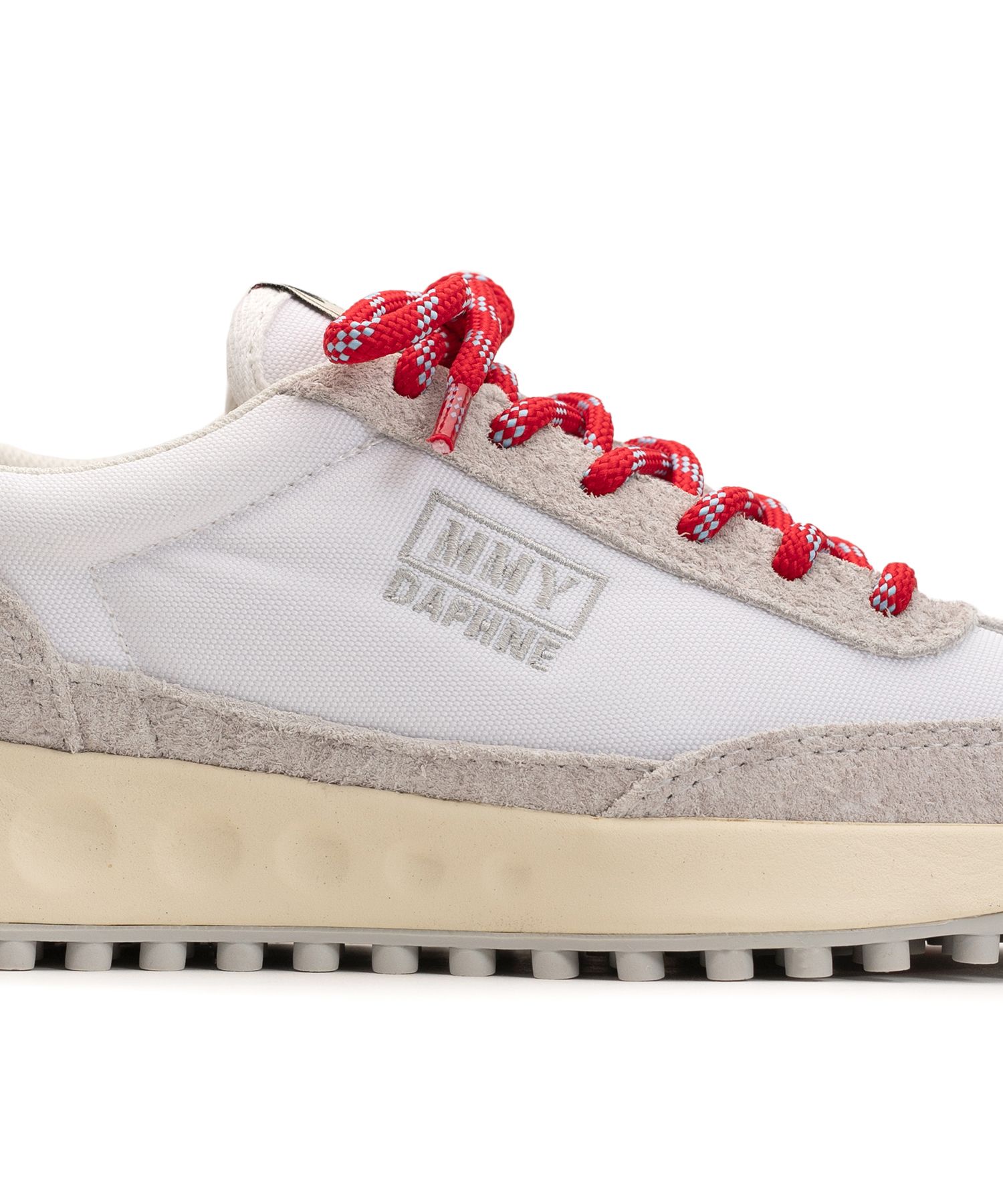 "DAPHNE" OG Sole Mix Material Low-top Sneaker