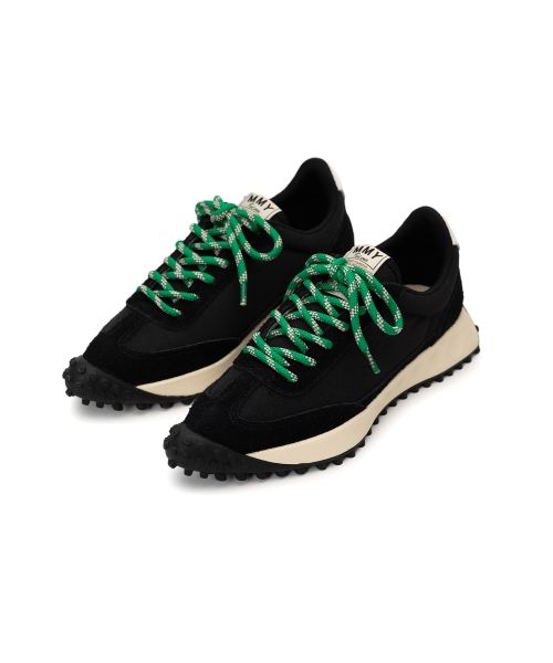 "DAPHNE" OG Sole Mix Material Low-top Sneaker