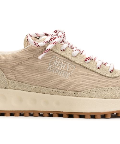 "DAPHNE" OG Sole Mix Material Low-top Sneaker