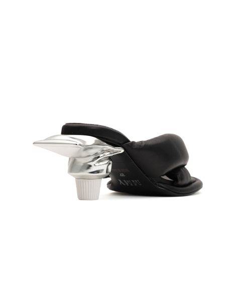 Toothpaste Heel Puffer Sandals