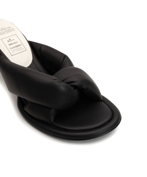 Toothpaste Heel Puffer Sandals