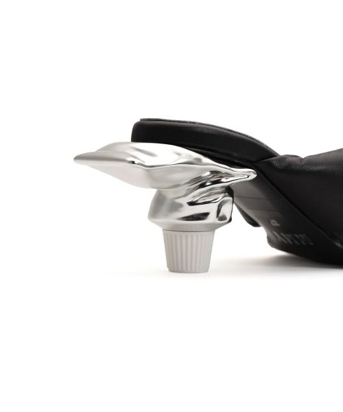 Toothpaste Heel Puffer Sandals