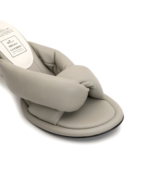 Toothpaste Heel Puffer Sandals