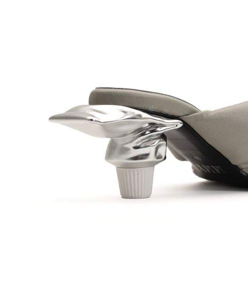 Toothpaste Heel Puffer Sandals