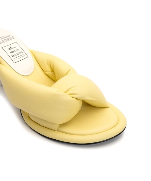 Toothpaste Heel Puffer Sandals