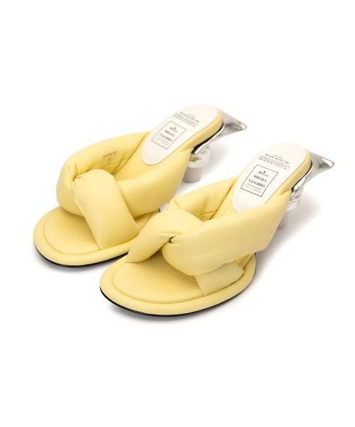 Toothpaste Heel Puffer Sandals