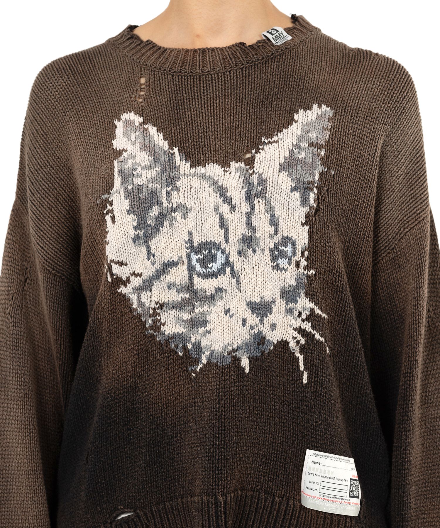 MIHARA YASUHIRO 国内買付 LEON Jacquard Knit Sweater Maison MIHARA YASUHIRO ONLINE STORE（ミハラヤスヒロ