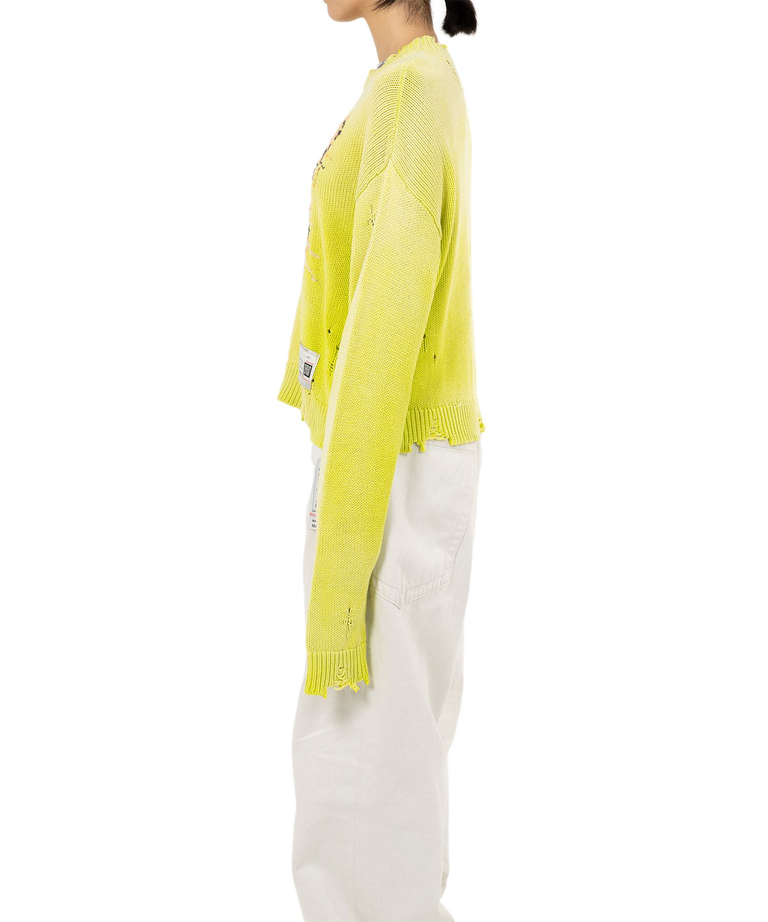 【送料&関税込】Stone Yellow BouclA£AC Sweater Maison MIHARA YASUHIRO ONLINE STORE(ミハラヤスヒロ
