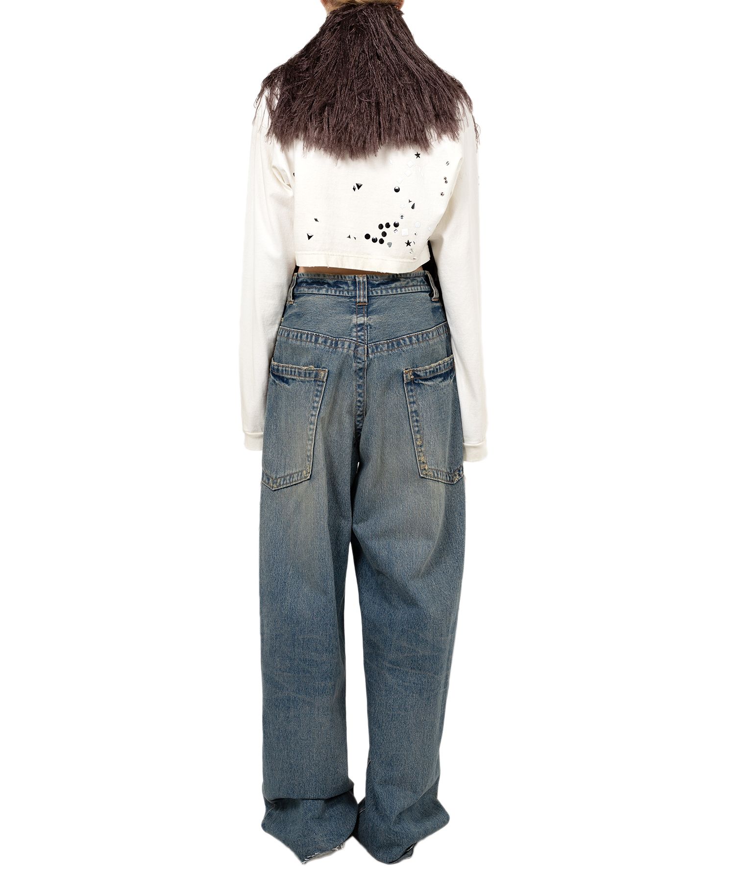 【MIHARAYASUHIRO】Shaggy Fringe Knit Scarf 一気に華やかに♪ Maison MIHARA YASUHIRO ONLINE STORE（メゾンミハラヤスヒロ