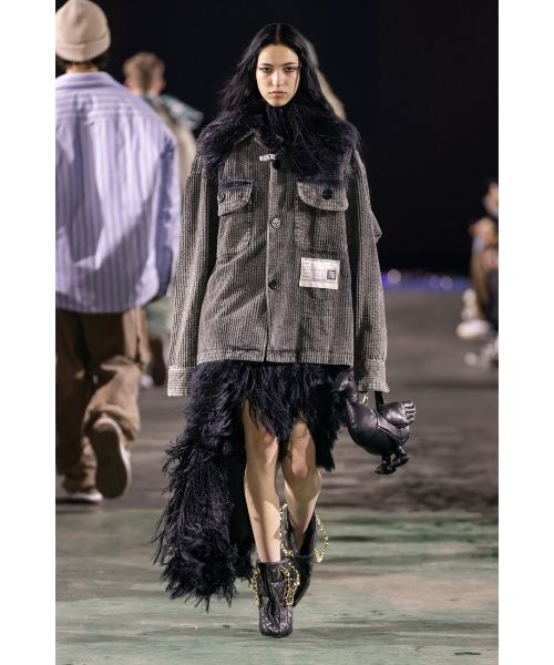 Shaggy Fringe Knit Scarf