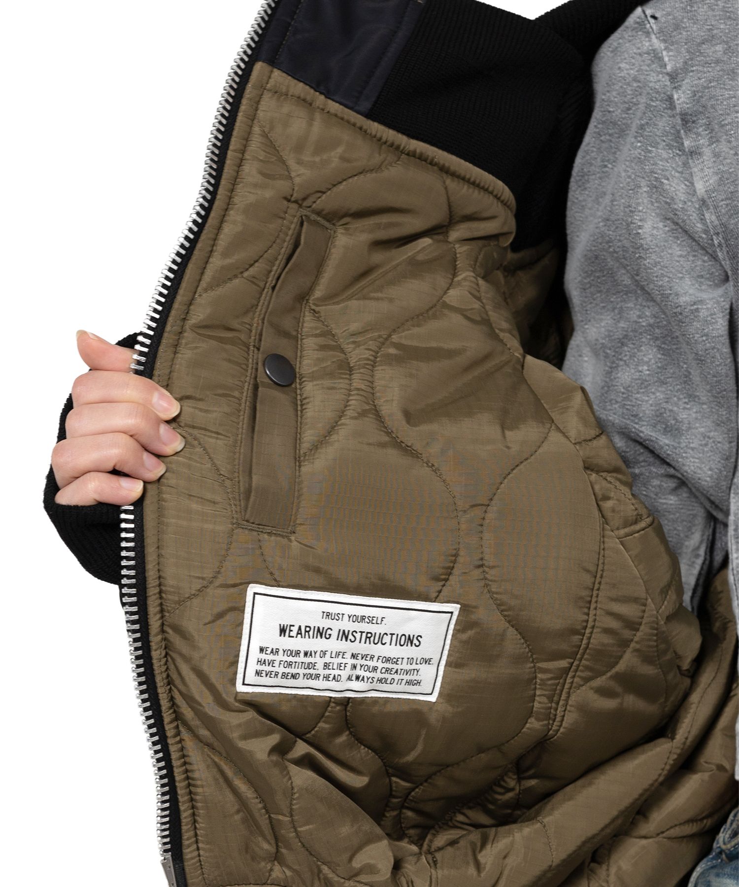 Reversed Front Flight Jacket