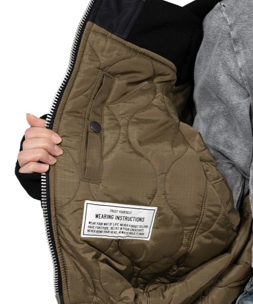 Reversed Front Flight Jacket