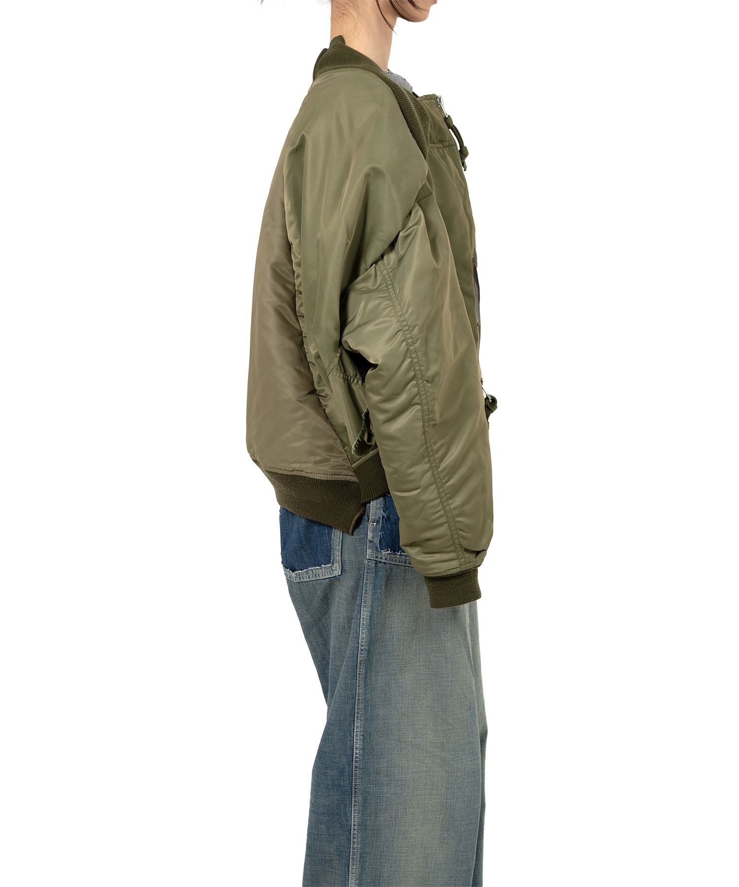 Reversed Front Flight Jacket