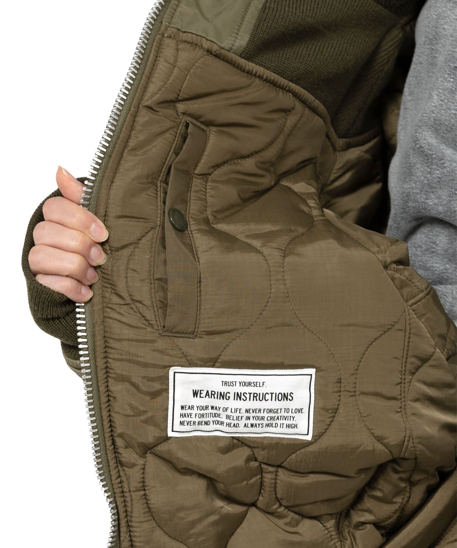 Reversed Front Flight Jacket