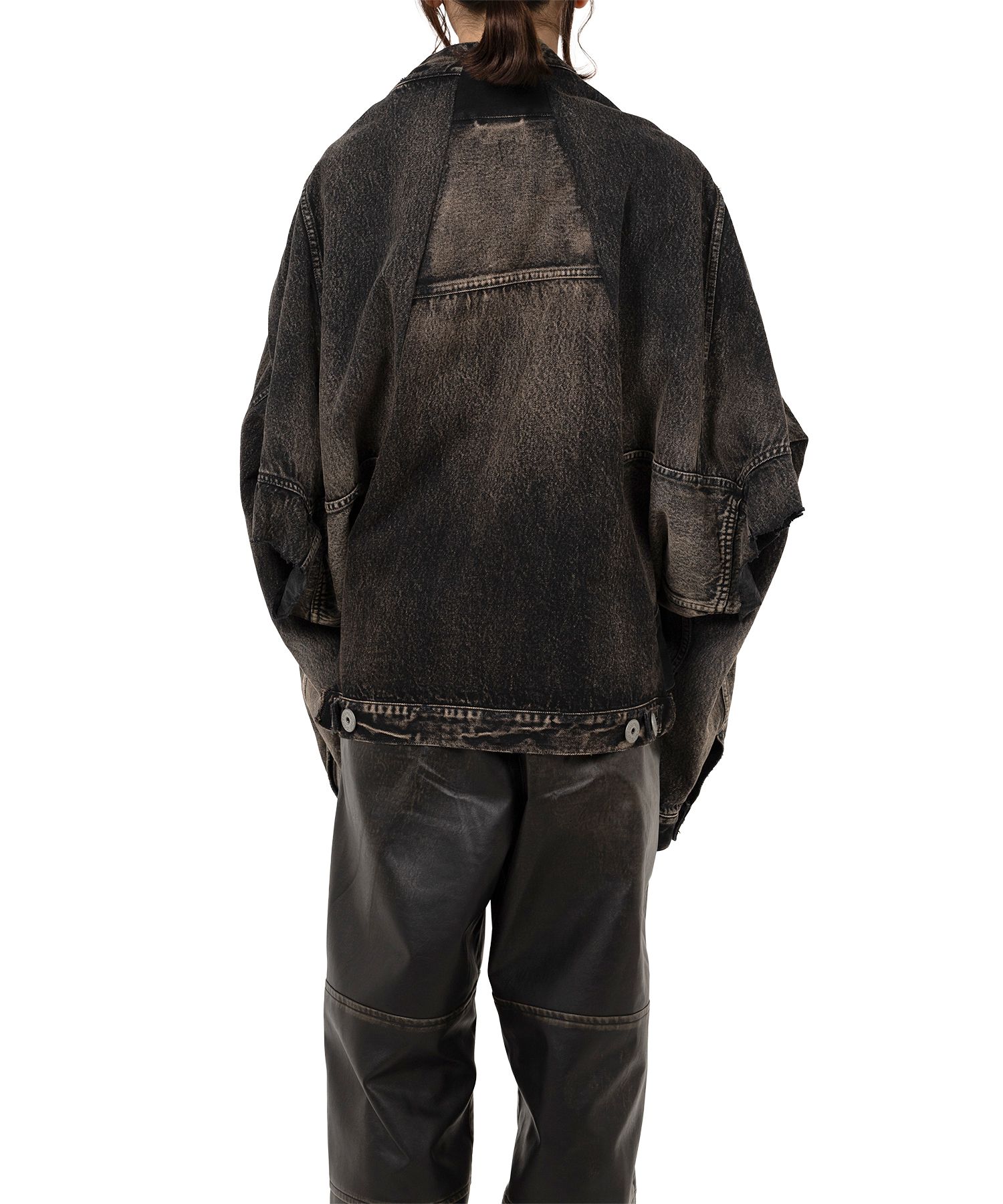 Reversed Front Denim Jacket