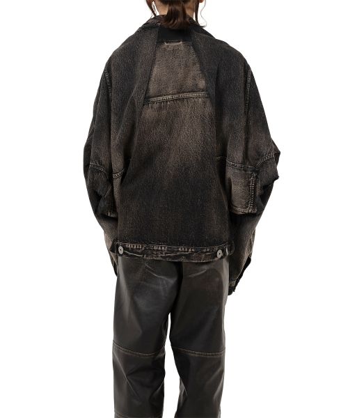 Reversed Front Denim Jacket