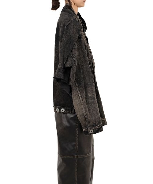 Reversed Front Denim Jacket