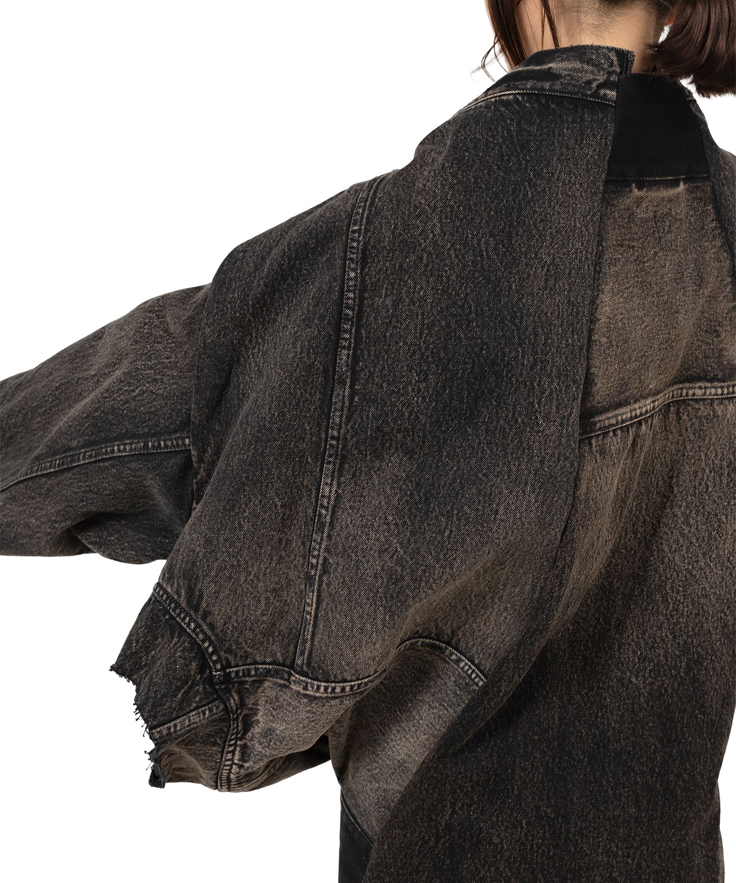 Reversed Front Denim Jacket