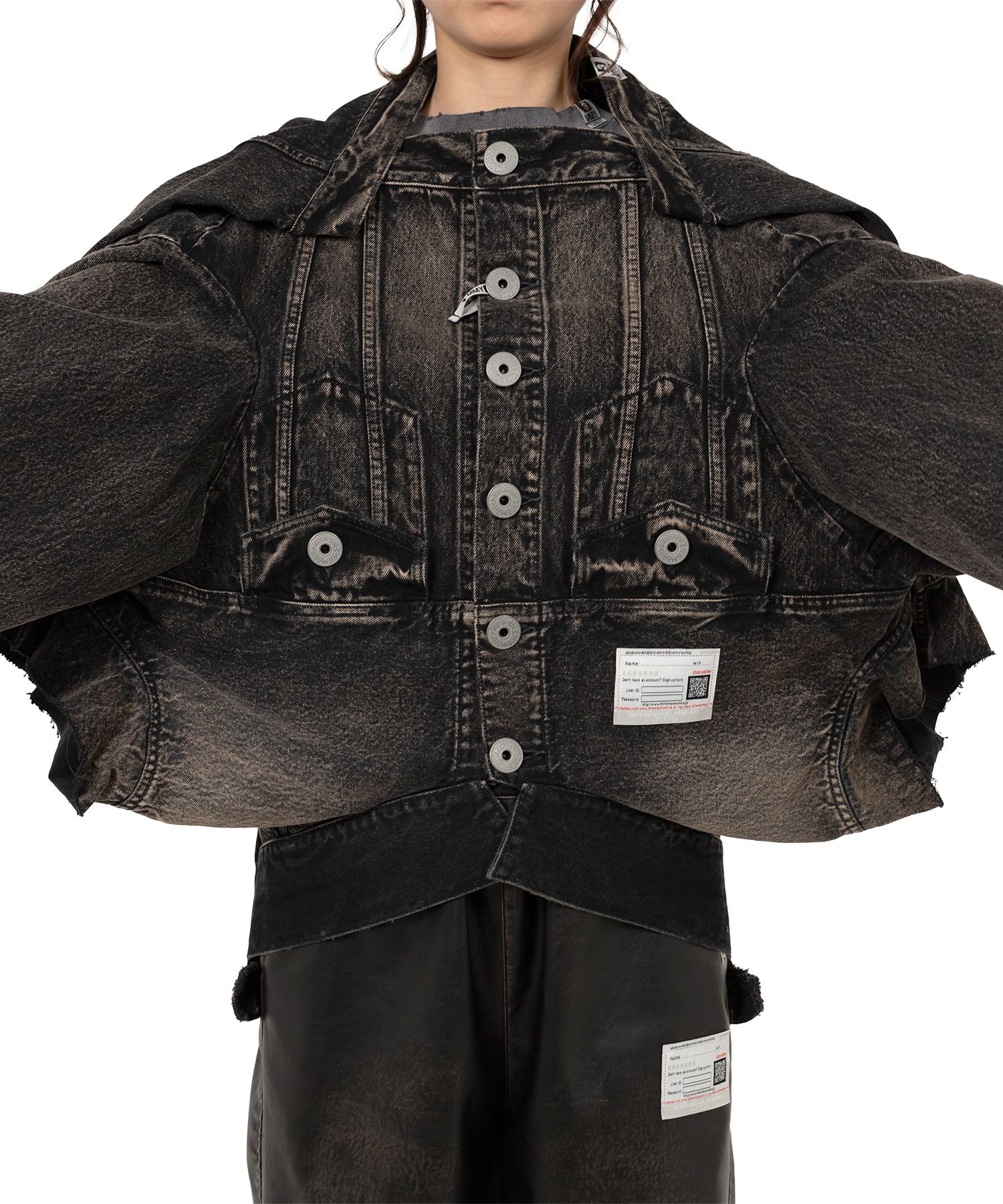 Reversed Front Denim Jacket