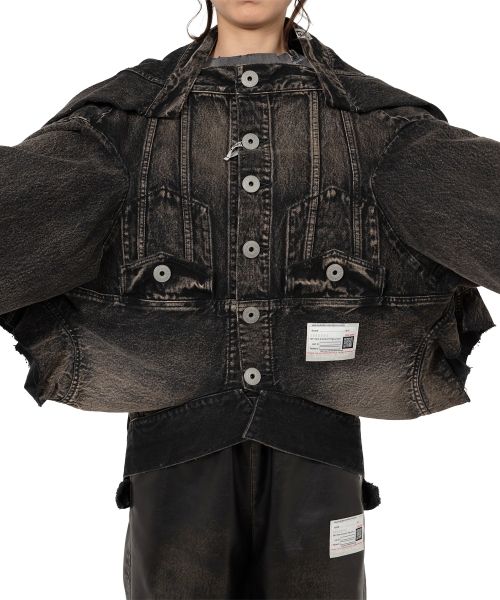 Reversed Front Denim Jacket