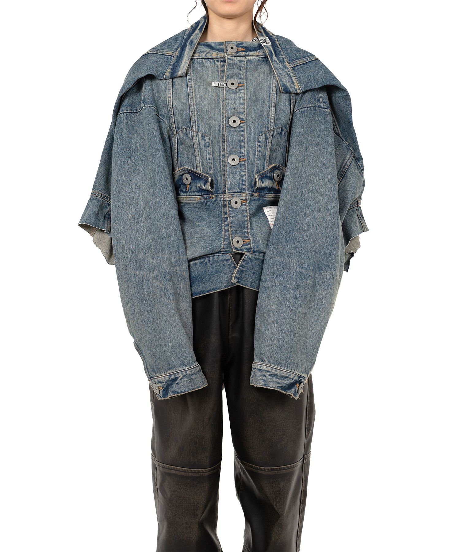 Reversed Front Denim Jacket