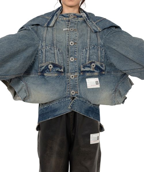 Reversed Front Denim Jacket