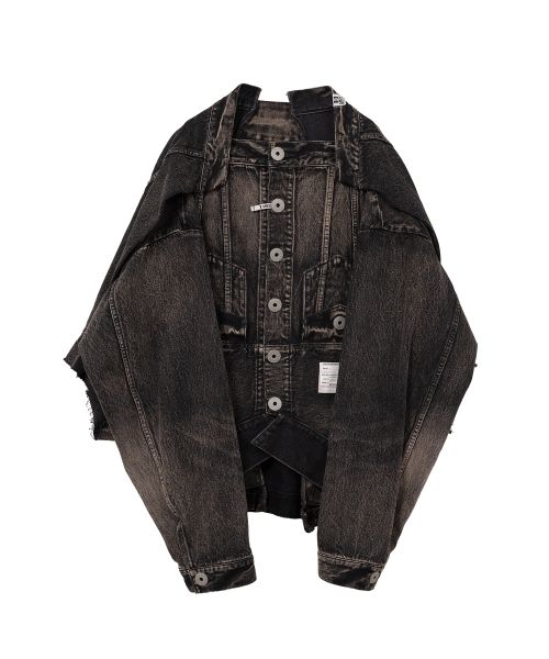 Reversed Front Denim Jacket