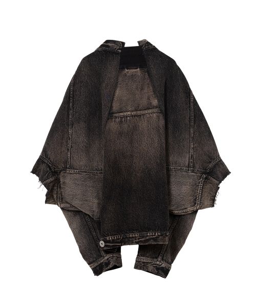 Reversed Front Denim Jacket