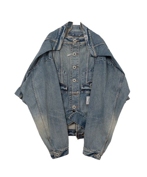 Reversed Front Denim Jacket