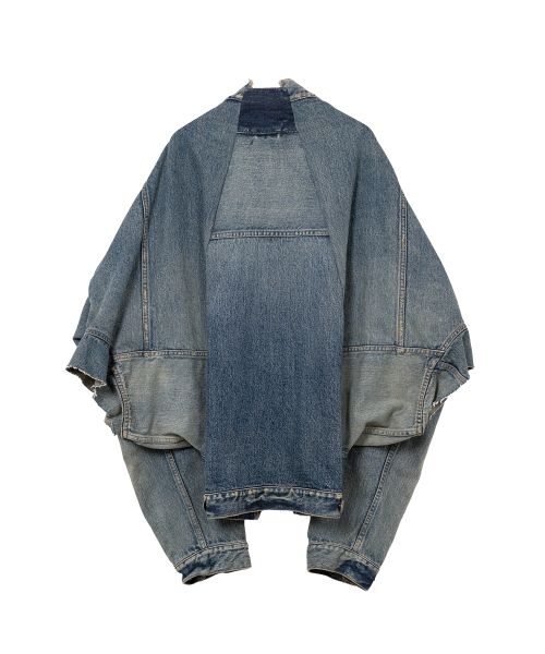 Reversed Front Denim Jacket