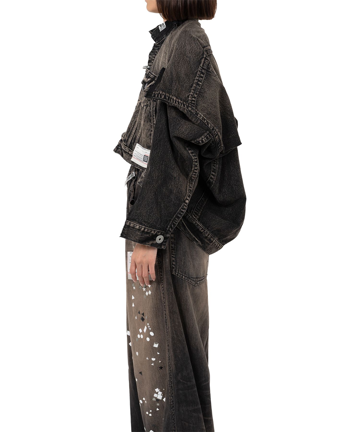 ユ*ウ様 ミハラヤスヒロのアシンメトリークラッシュジャケット Maison MIHARA YASUHIRO ONLINE STORE（メゾンミハラヤスヒロ