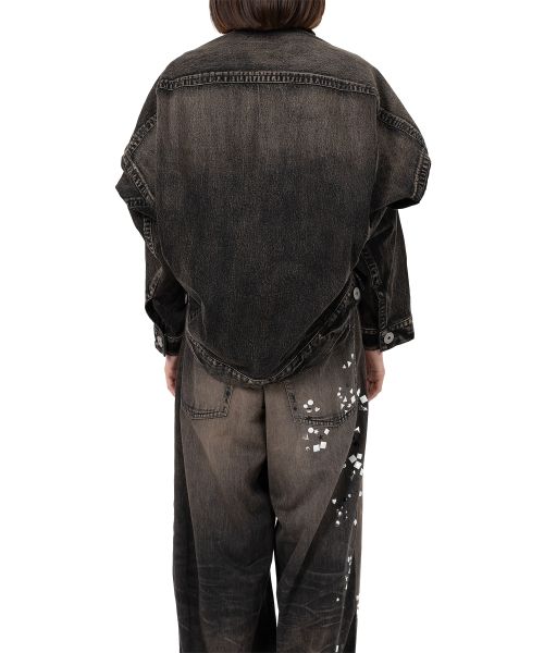 Asymmetric Denim Jacket