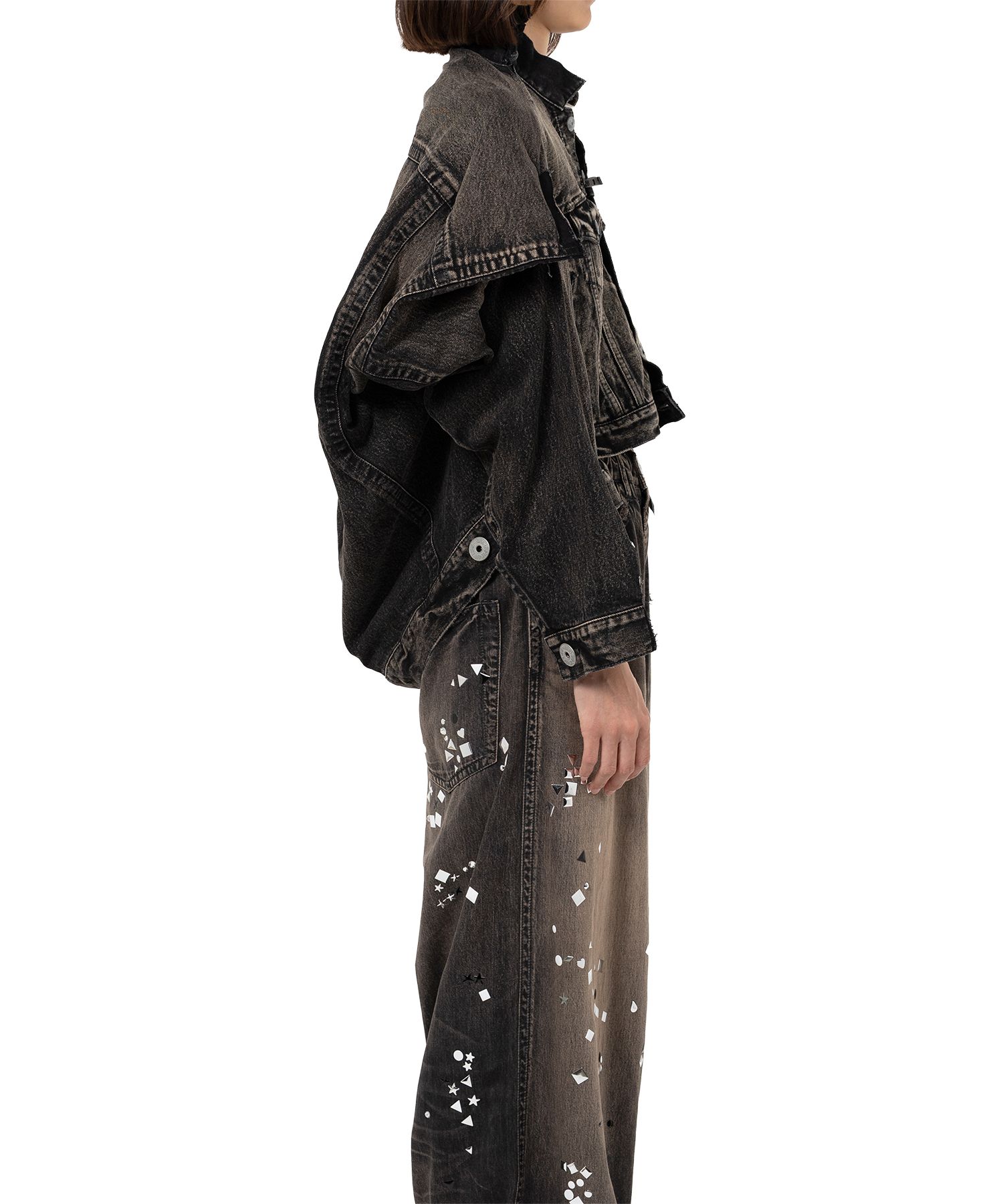 Asymmetric Denim Jacket