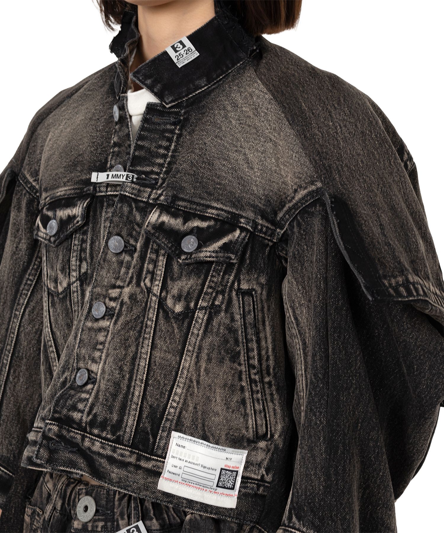 Asymmetric Denim Jacket