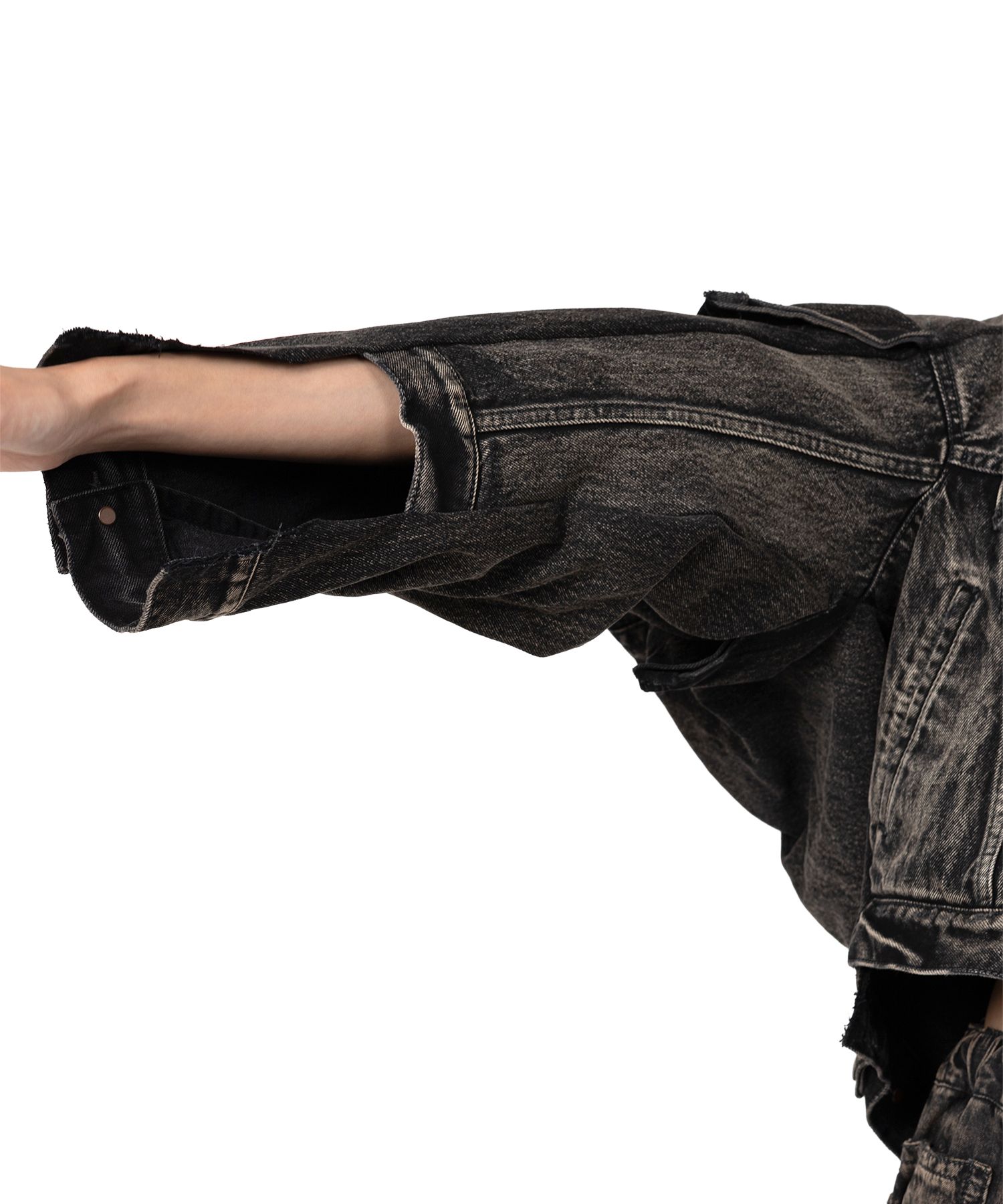 Asymmetric Denim Jacket