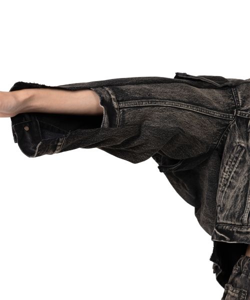 Asymmetric Denim Jacket