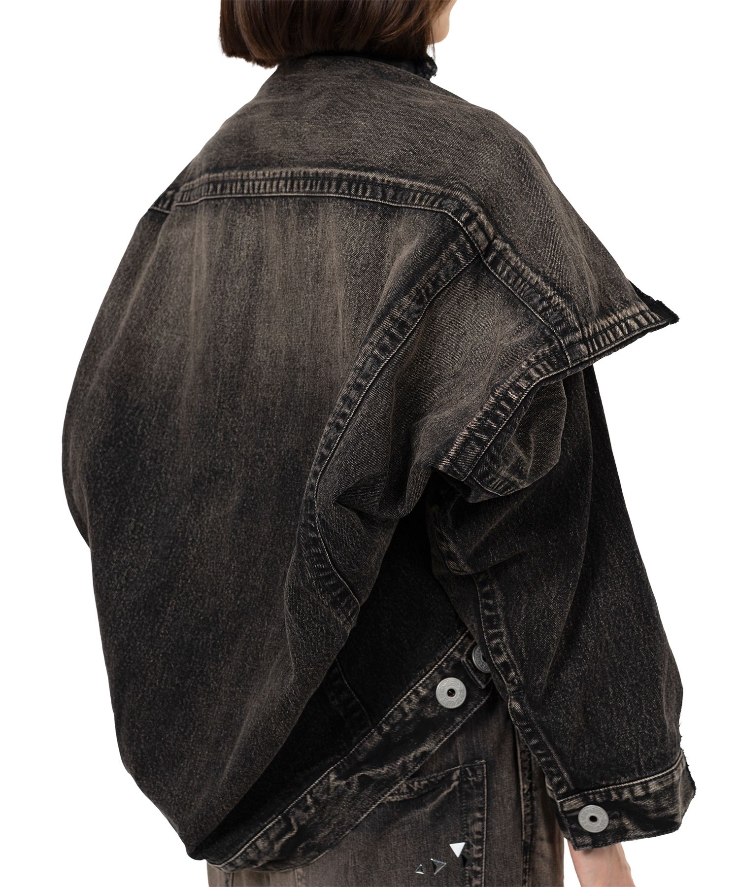 Asymmetric Denim Jacket