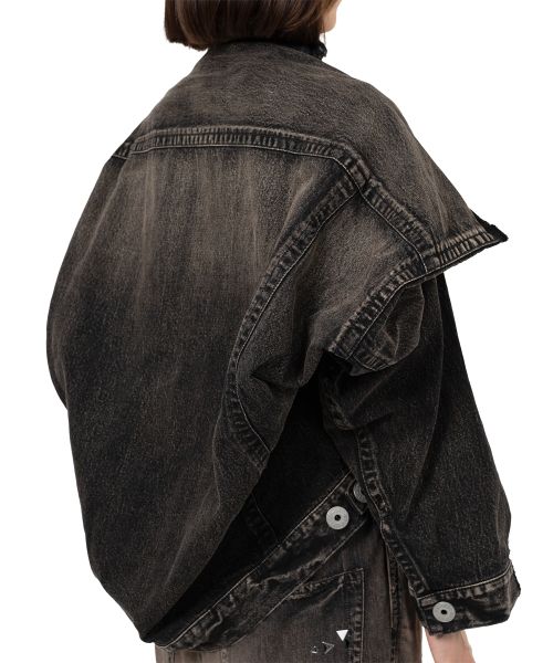 Asymmetric Denim Jacket