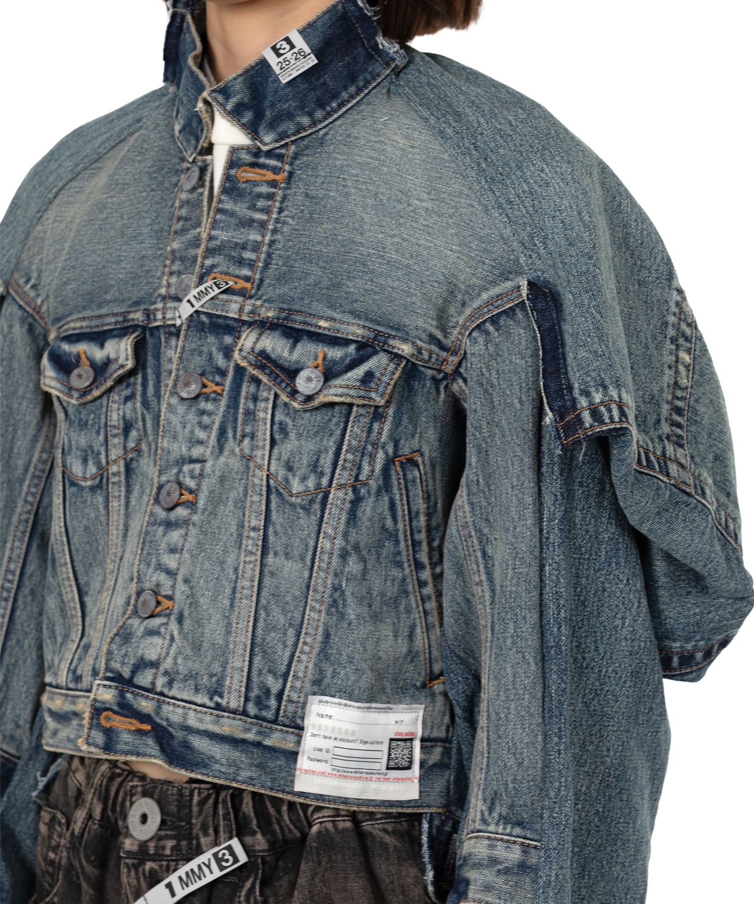 Asymmetric Denim Jacket
